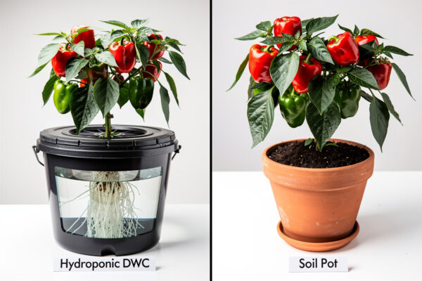 Hydroponic Peppers vs Soil Grown: Complete Indoor Comparison