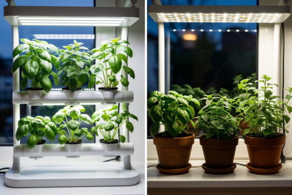 Hydroponic Herbs vs Soil: Indoor Growing Comparison