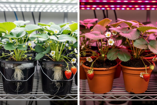 Hydroponic Strawberries vs Soil: Indoor Growing Comparison