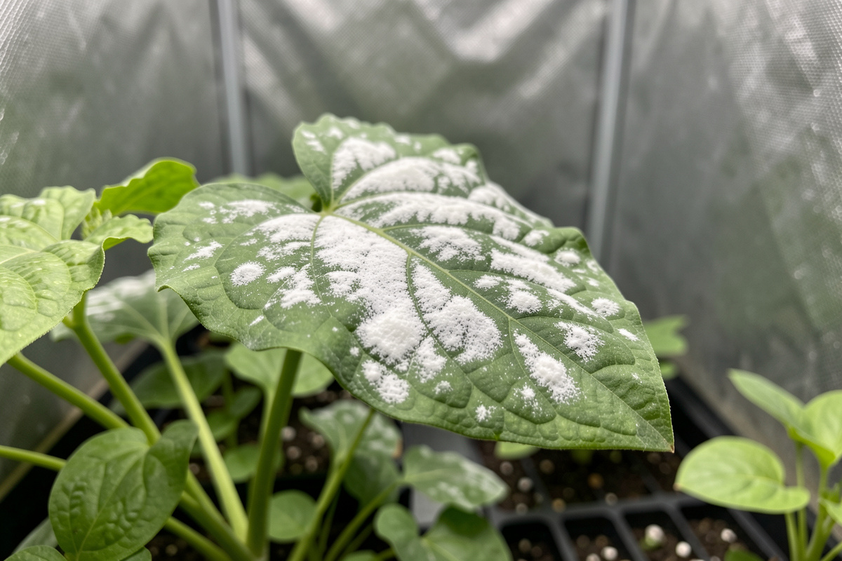 Powdery mildew prevention in hydroponics