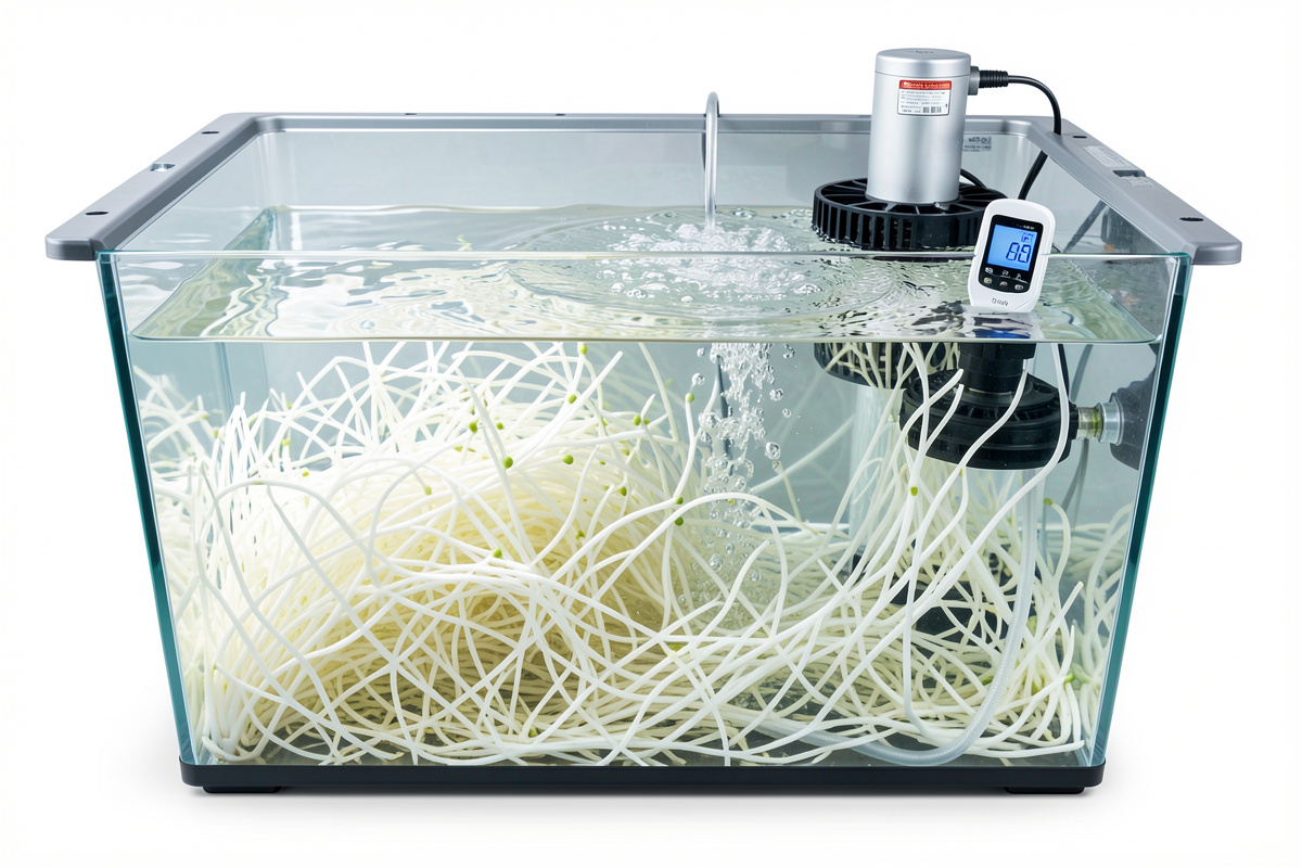Preventing root rot in hydroponics